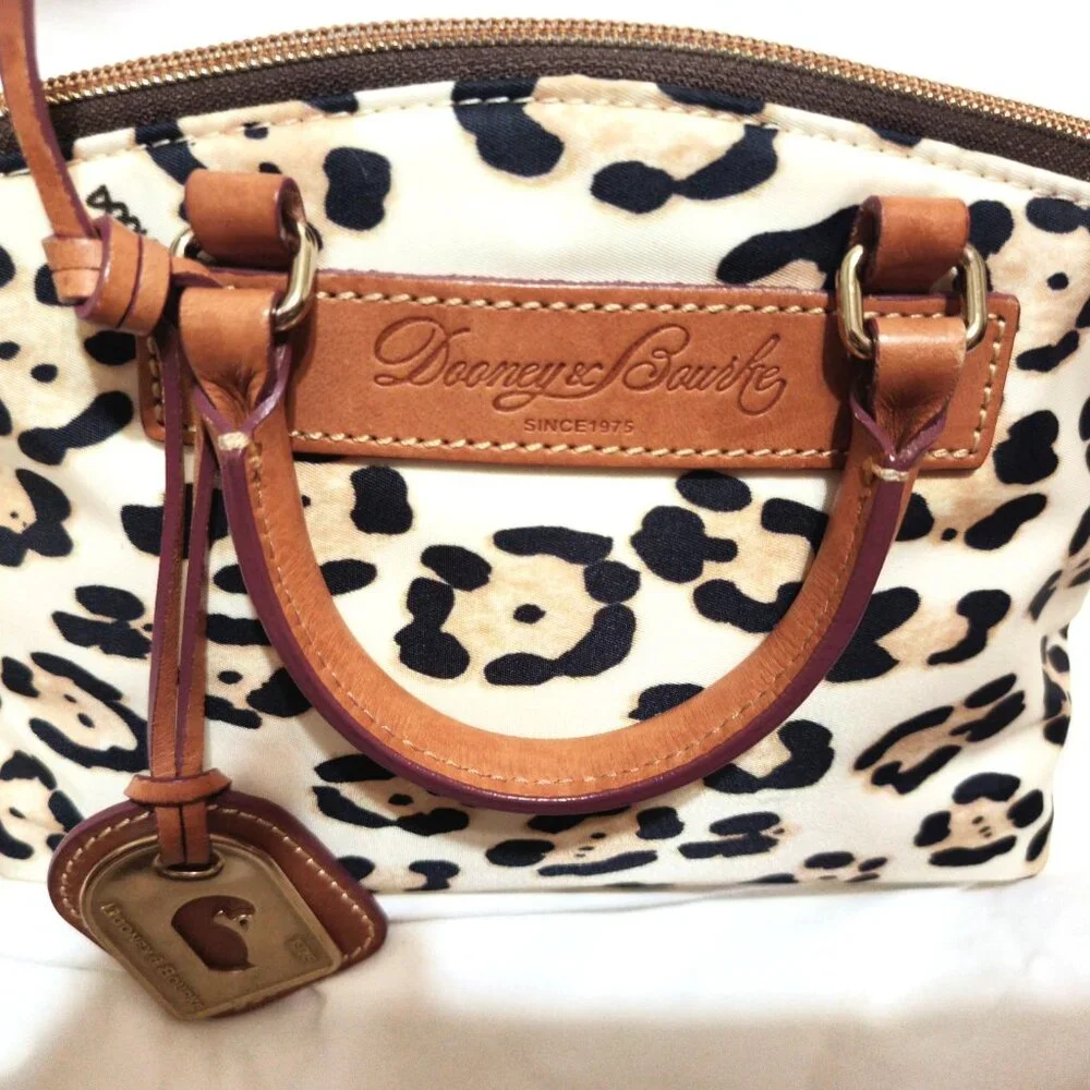 Dooney and Bourke Juliette Cheetah Bag Mint - Picture 2 of 9
